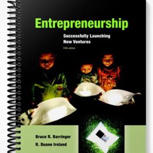 Solutions Manual for Entrepreneurship Successfully Launching New Ventures 5th Edition by Barringer