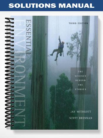 Solutions Manual for Essential Environment The Science Behind the Stories 3rd Edition by Withgott