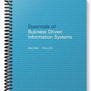 Solutions Manual for Essentials of Business Driven Information Systems 1st Edition by Baltza