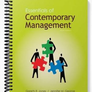 Solutions Manual for Essentials of Contemporary Management 4th Edition by Jones