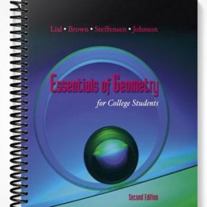 Solutions Manual for Essentials of Geometry for College Students 2nd Edition by Lial
