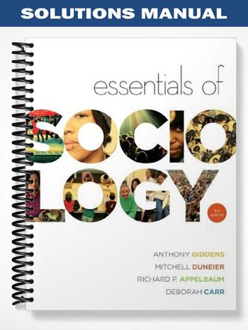 Solutions Manual for Essentials of Sociology 3rd Edition by Giddens