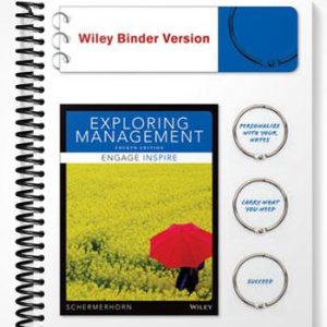 Solutions Manual for Exploring Management 4th Edition by Schermerhorn