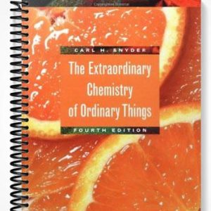 Solutions Manual for Extraordinary Chemistry 4th Edition by Snyder