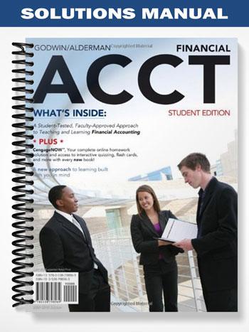 Solutions Manual for Financial ACCT 2010 1st Edition by Godwin