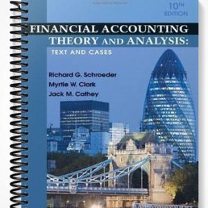 Solutions Manual for Financial Accounting Theory and Analysis Text and Cases 10th Edition by Schroeder