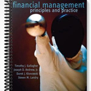 Solutions Manual for Financial Management Principles and Practice Canadian Edition 1st Edition by Gallagher