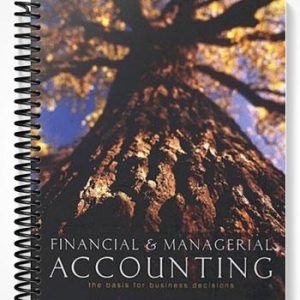 Solutions Manual for Financial and Managerial Accounting 13th Edition by Williams