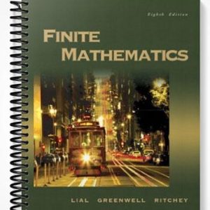 Solutions Manual for Finite Mathematics 8th Edition by Lial