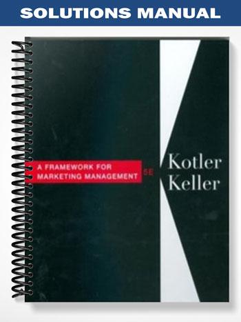 Solutions Manual for Framework for Marketing Management 5th Edition by Kotler