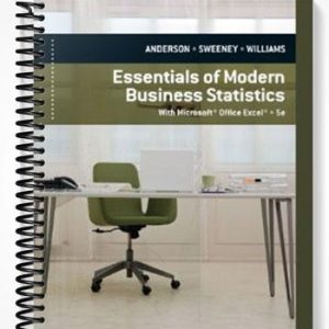 Solutions Manual for Fundamentals of Business Statistics 5th Edition by Anderson