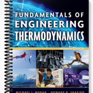 Solutions Manual for Fundamentals of Engineering Thermodynamics 7th Edition by Moran