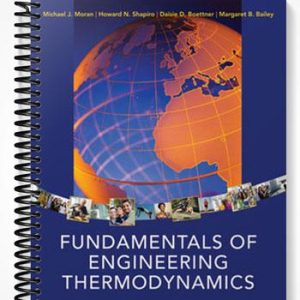 Solutions Manual for Fundamentals of Engineering Thermodynamics 8th Edition by Moran