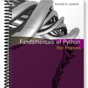 Solutions Manual for Fundamentals of Python First Programs 1st Edition by Lambert