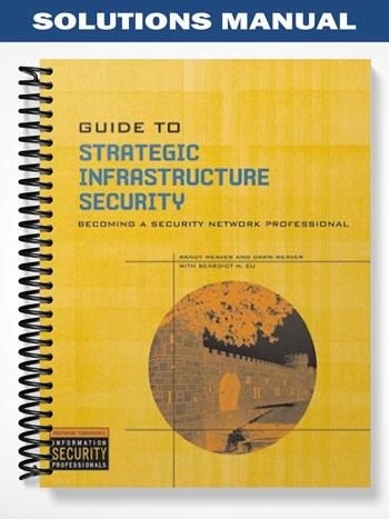 Solutions Manual for Guide to Strategic Infrastructure Security 1st Edition by Randy Weaver