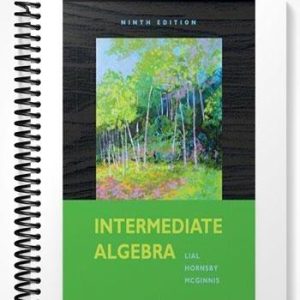 Solutions Manual for Intermediate Algebra 9th Edition by Lial