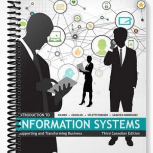 Solutions Manual for Introduction to Information Systems Enabling and Transforming Business 3rd Edition by Rainer