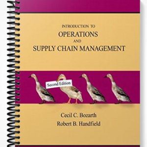 Solutions Manual for Introduction to Operations and Supply Chain Management 2nd Edition by Bozarth