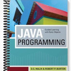 Solutions Manual for Java Programming Guided Learning with Early Objects 1st Edition by Malik
