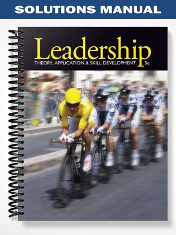 Solutions Manual for Leadership Theory Application & Skill Development 5th Edition by Lussier