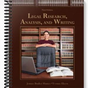 Solutions Manual for Legal Research Analysis and Writing 3rd Edition by Hames