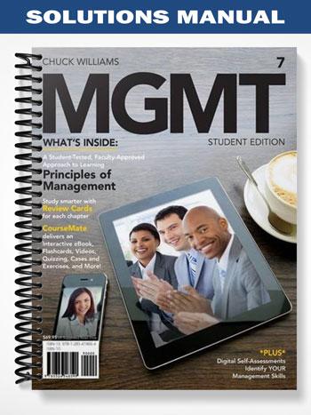 Solutions Manual for MGMT 7 7th Edition by Chuck Williams