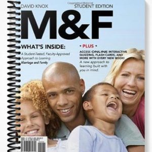 Solutions Manual for M & F 1st Edition by David Knox