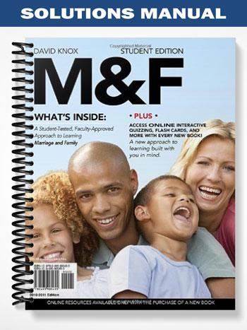 Solutions Manual for M & F 1st Edition by David Knox