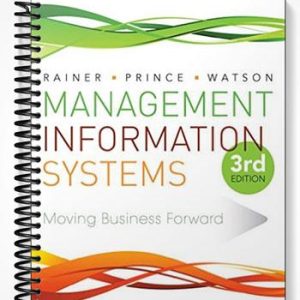 Solutions Manual for Management Information Systems 3rd Edition by Rainer