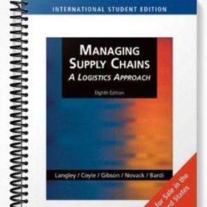 Solutions Manual for Managing Supply Chains A Logistics Approach 8th Edition by Langley