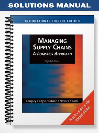 Solutions Manual for Managing Supply Chains A Logistics Approach 8th Edition by Langley
