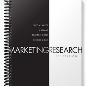 Solutions Manual for Marketing Research 12th Edition by Aaker