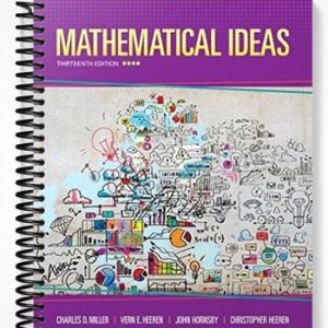Solutions Manual for Mathematical Ideas 11th Edition by Miller