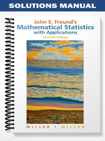 Solutions Manual for Mathematical Statistics with Applications 7th Edition by Miller