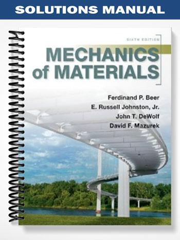 Solutions Manual for Mechanics of Materials 6th Edition by Beer