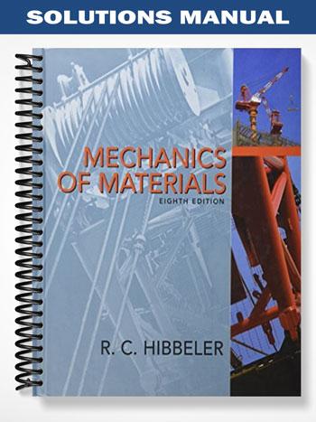 Solutions Manual for Mechanics of Materials 8th Edition by Hibbeler