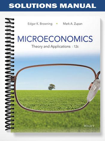 Solutions Manual for Microeconomics Theory and Applications 12th Edition by Browning