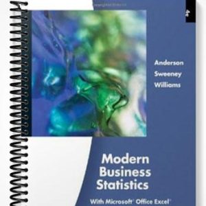Solutions Manual for Modern Business Statistics with Microsoft Excel 4th Edition by Anderson