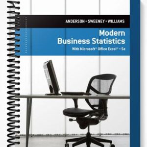 Solutions Manual for Modern Business Statistics with Microsoft Excel 5th Edition by Anderson