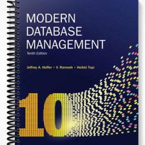 Solutions Manual for Modern Database Management 10th Edition by Hoffer