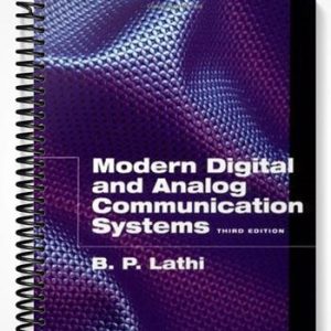 Solutions Manual for Modern Digital and Analog Communication Systems 3rd Edition by B