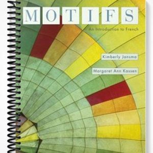 Solutions Manual for Motifs An Introduction to French 5th Edition by Jansma