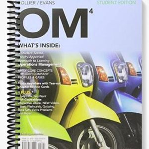 Solutions Manual for OM 4 4th Edition by Collier