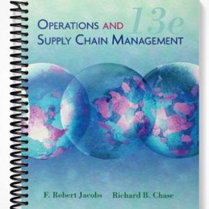 Solutions Manual for Operations Management 13th Edition by Jacobs