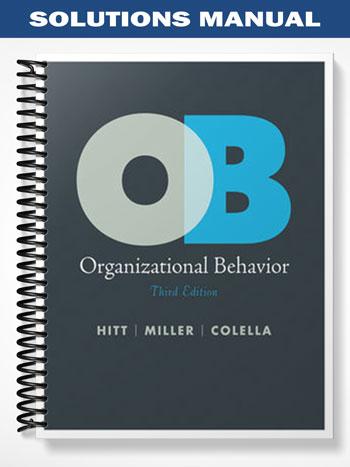 Solutions Manual for Organizational Behavior 3rd Edition by Hitt