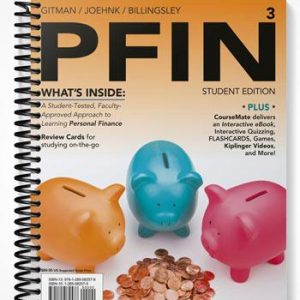 Solutions Manual for PFIN3 3rd Edition by Gitman