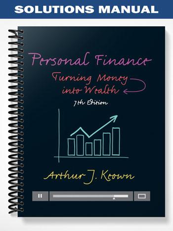 Solutions Manual for Personal Finance Turning Money into Wealth 7th Edition by Keown
