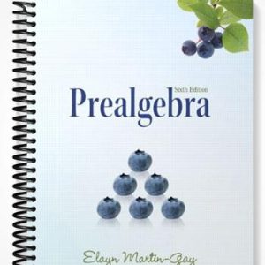 Solutions Manual for Prealgebra 6th Edition by Elayn Martin-Gay