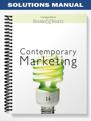 Solutions Manual for Principles of Contemporary Marketing 14th Edition by Kurtz