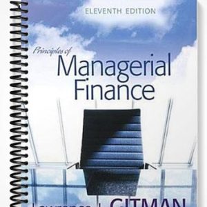 Solutions Manual for Principles of Managerial Finance 11th Edition by Lawrence Gitman